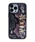 Personalized Multicolor Leather iPhone Case | Handmade Genuine Calfskin
