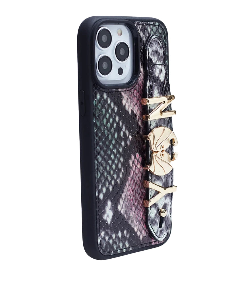 Personalized Multicolor Leather iPhone Case | Handmade Genuine Calfskin