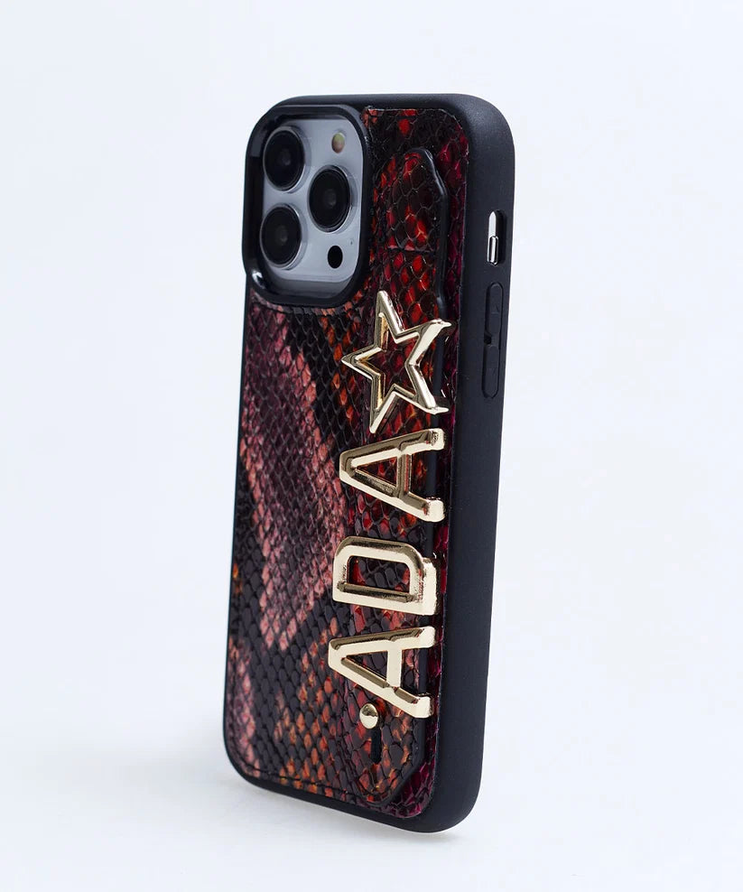 Personalized Multicolor Leather iPhone Case | Handmade Genuine Calfskin