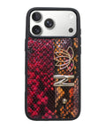 Personalized Multicolor Leather iPhone Case | Handmade Genuine Calfskin