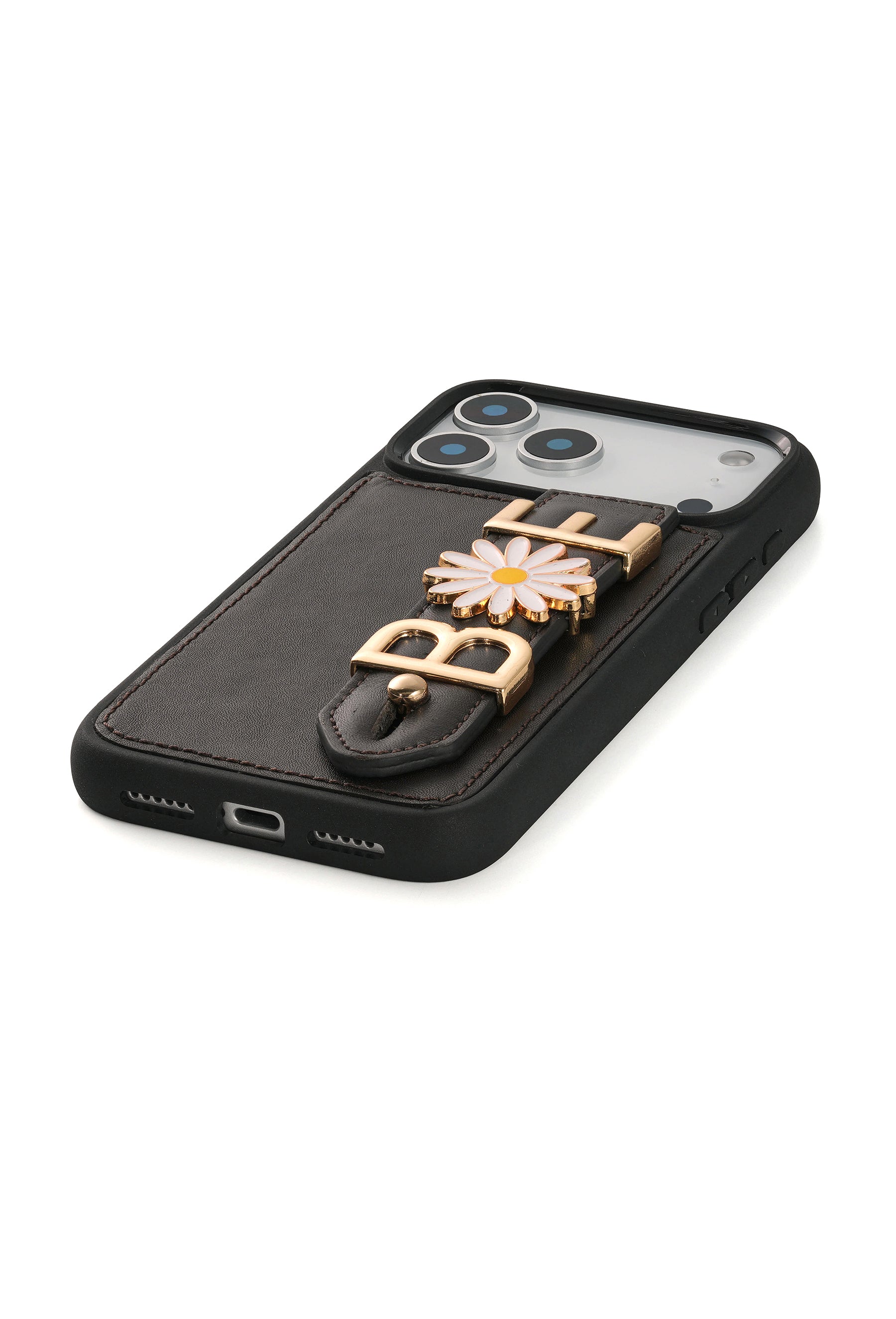 Personalized Roys Brown Leather iPhone Case | Handmade Genuine Calfskin