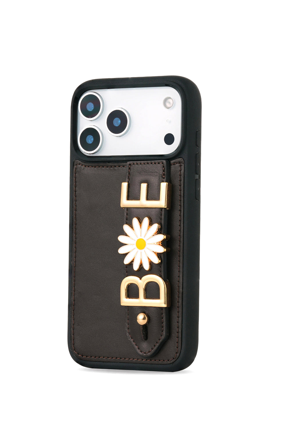 Personalized Roys Brown Leather iPhone Case | Handmade Genuine Calfskin