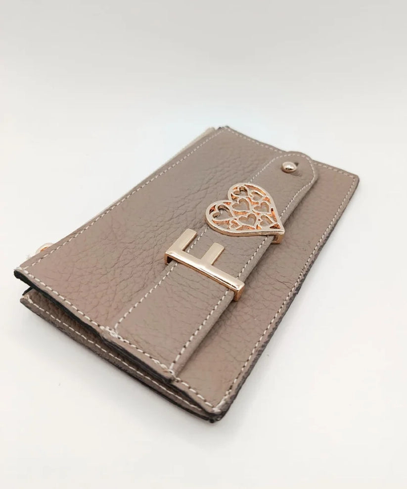 Personalized Mink Leather Wallet | Handmade Genuine Calfskin