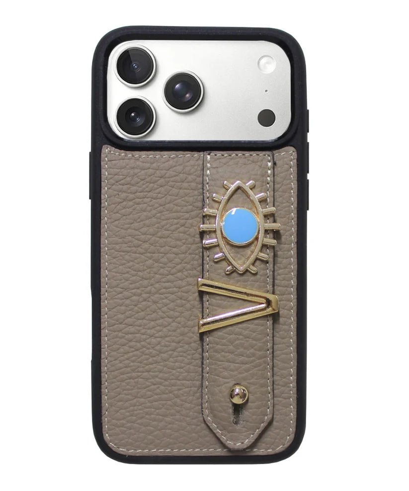 Personalized Mink Leather iPhone Case | Handmade Genuine Calfskin